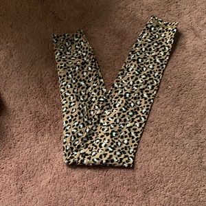 aerie cross leggings